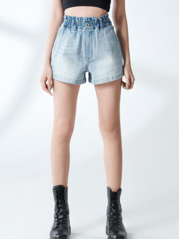 Quần jeans short nữ dáng đứng